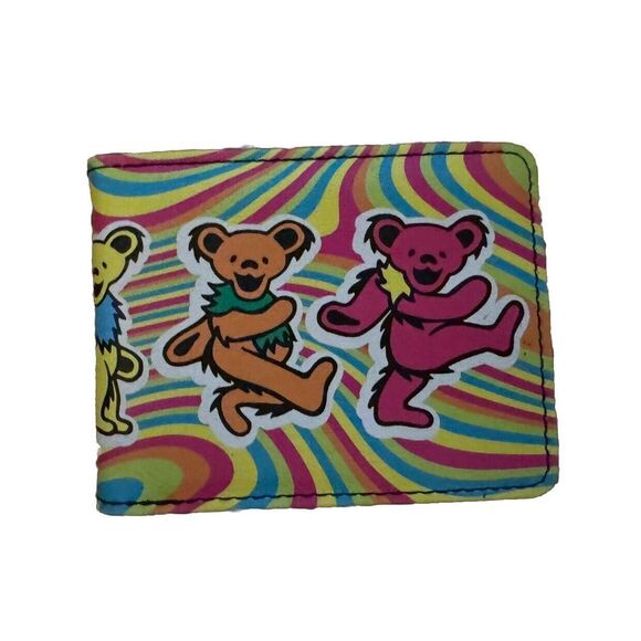 New In Box Buckle-Down Men's Wallet - Grateful Dead Dancing Bears - Picture 5 of 6